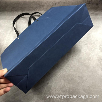 Custom Logo Printing Paper Packaging Bag with Handle